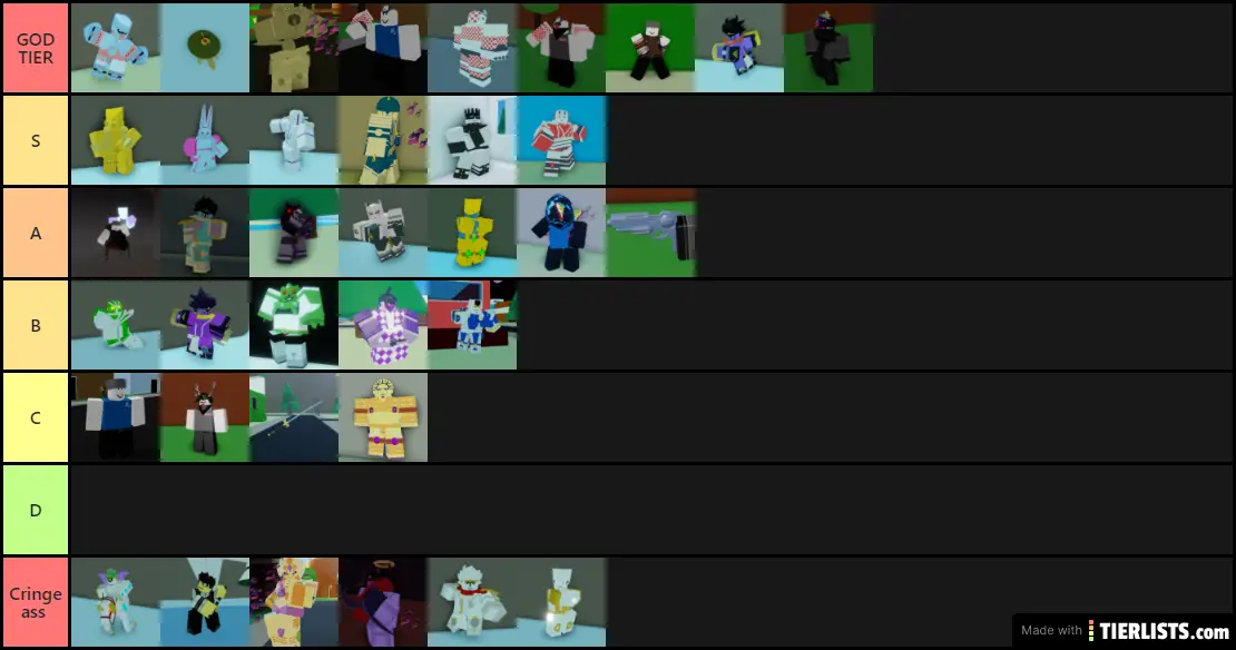 epic tier list