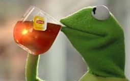 drinking tea