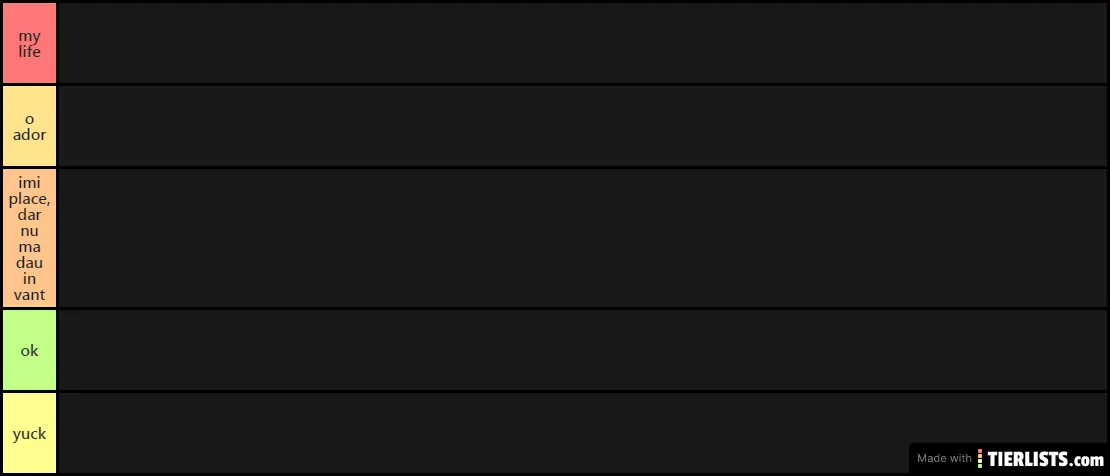 fast food tier list