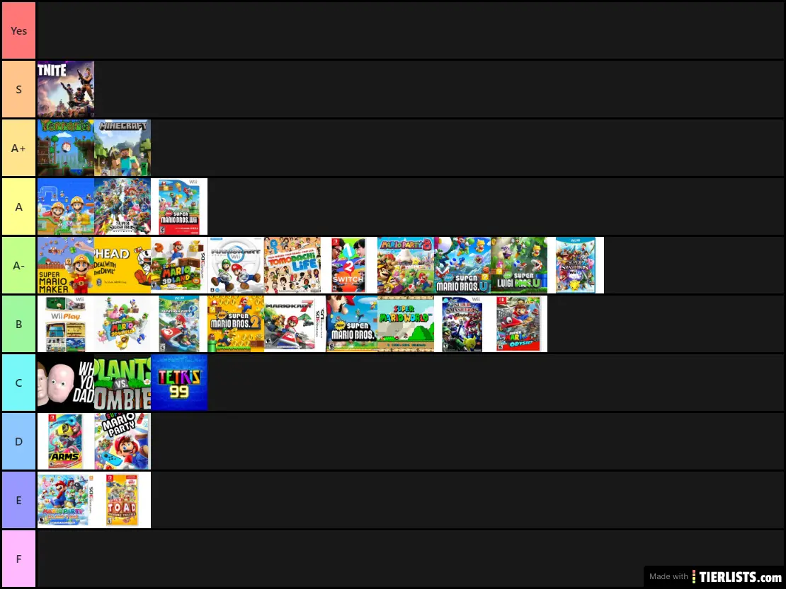 list of every video game