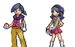Pokémon Turmalina sprites entrenadores