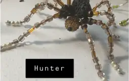 MY MOTHERS BEADED SPIDERS