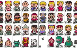 Earthbound/MOTHER 2 characters (not all)