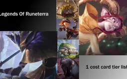 Legends Of Runeterra 1 cost followers tier list