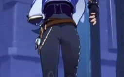 genshin ass glising