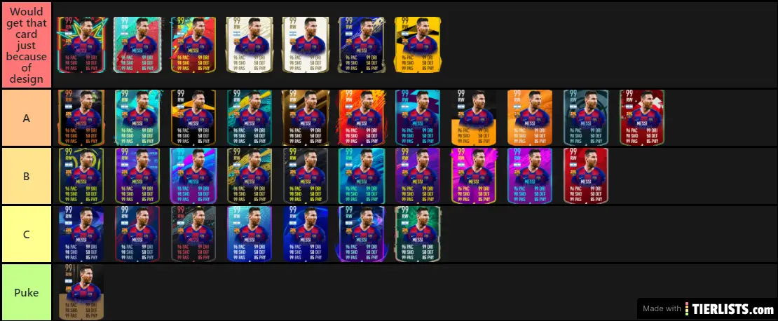 FIFA 20 Card Designs