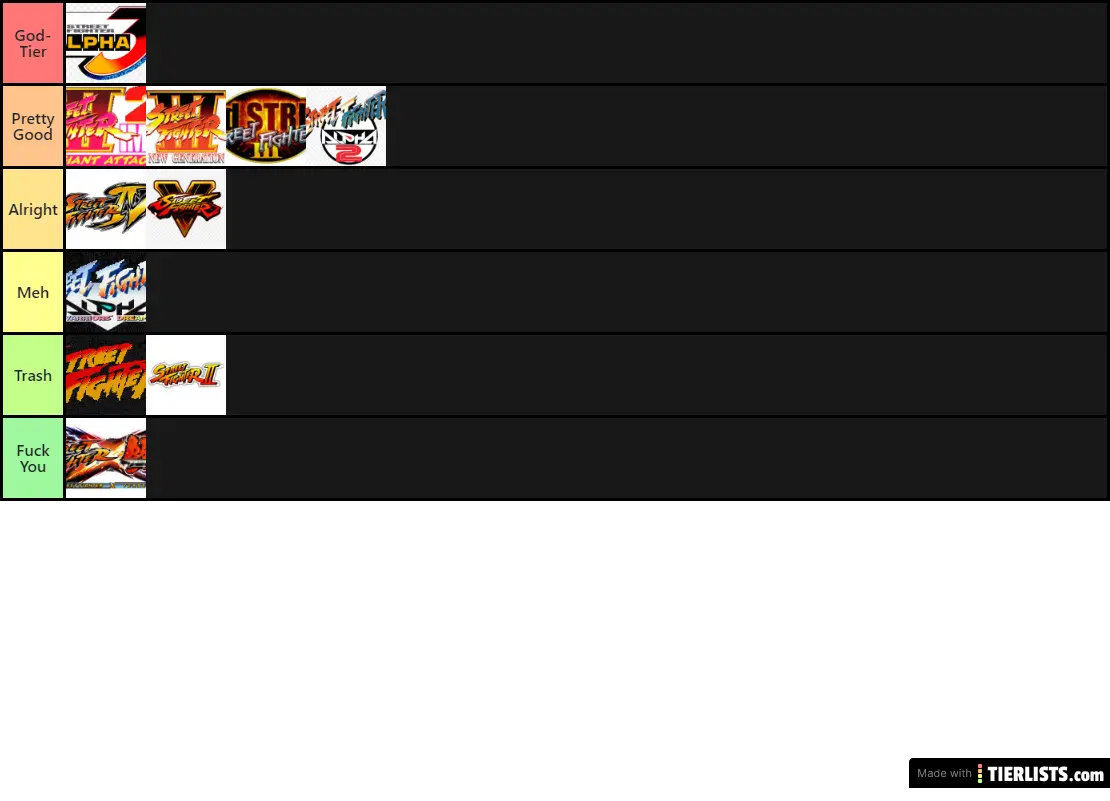 Fighting Game List