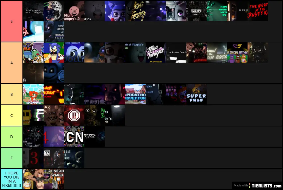 fnaf-fangames-tier-list-maker-tierlists