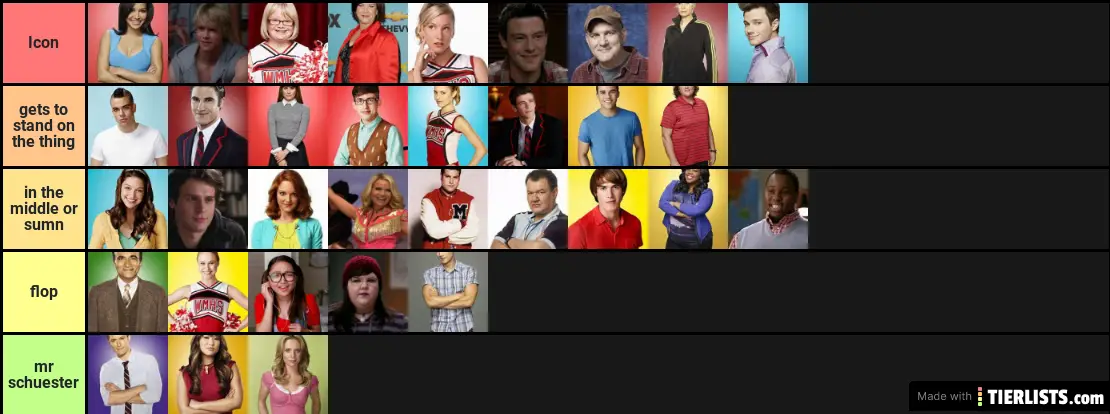 glee characters