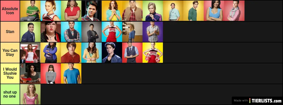 glee tier list 2020