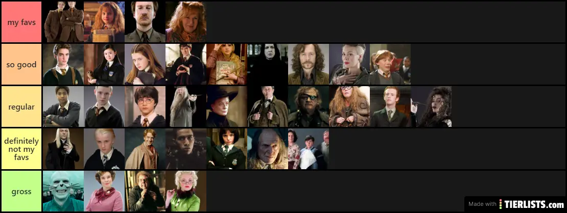 Harry Potter Characters *where is fleur????*