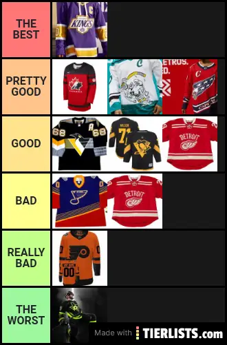 Hockey jerseys