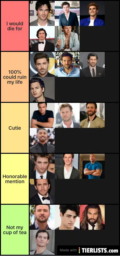 Hot male celebrities