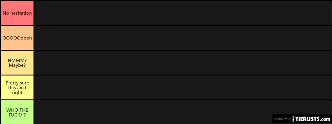 Hunt Tier List