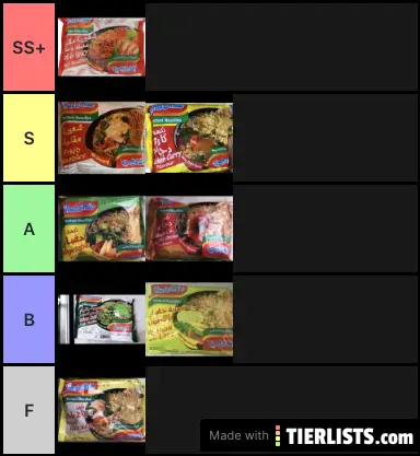 INDOMIE TIER LIST 🍜🔥🍜