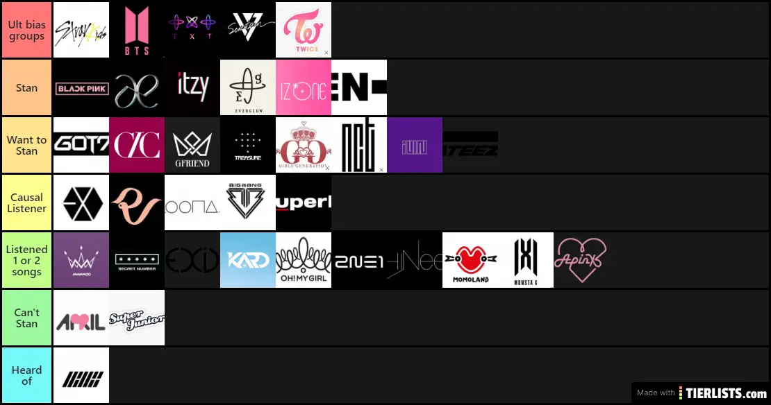kpop groups