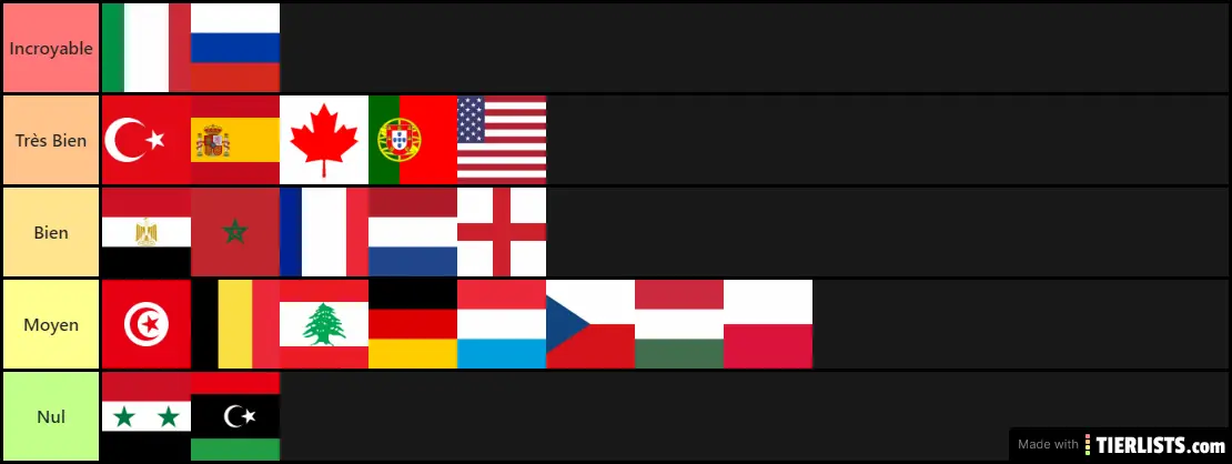 Les Pays Visités Par Hichem El Gaied