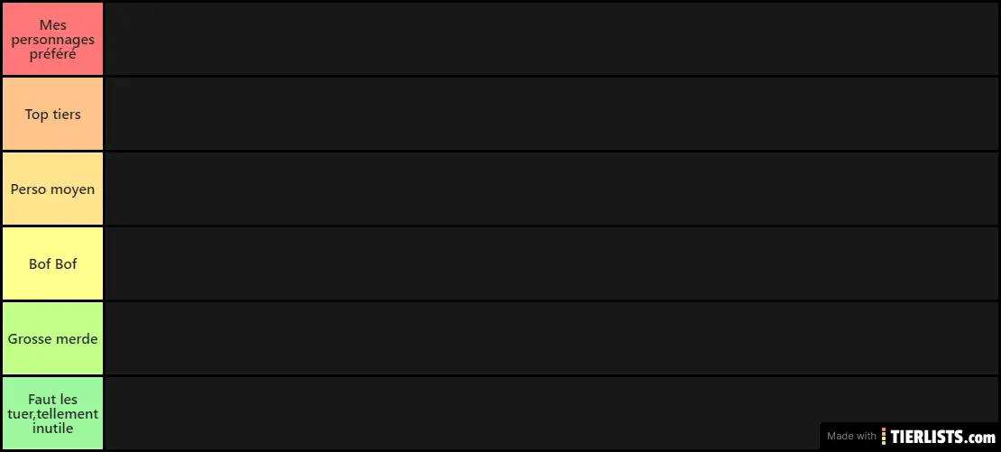 ma tiers liste black clover