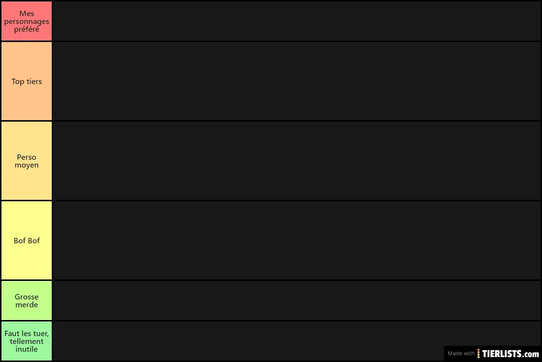 ma tiers liste naruto