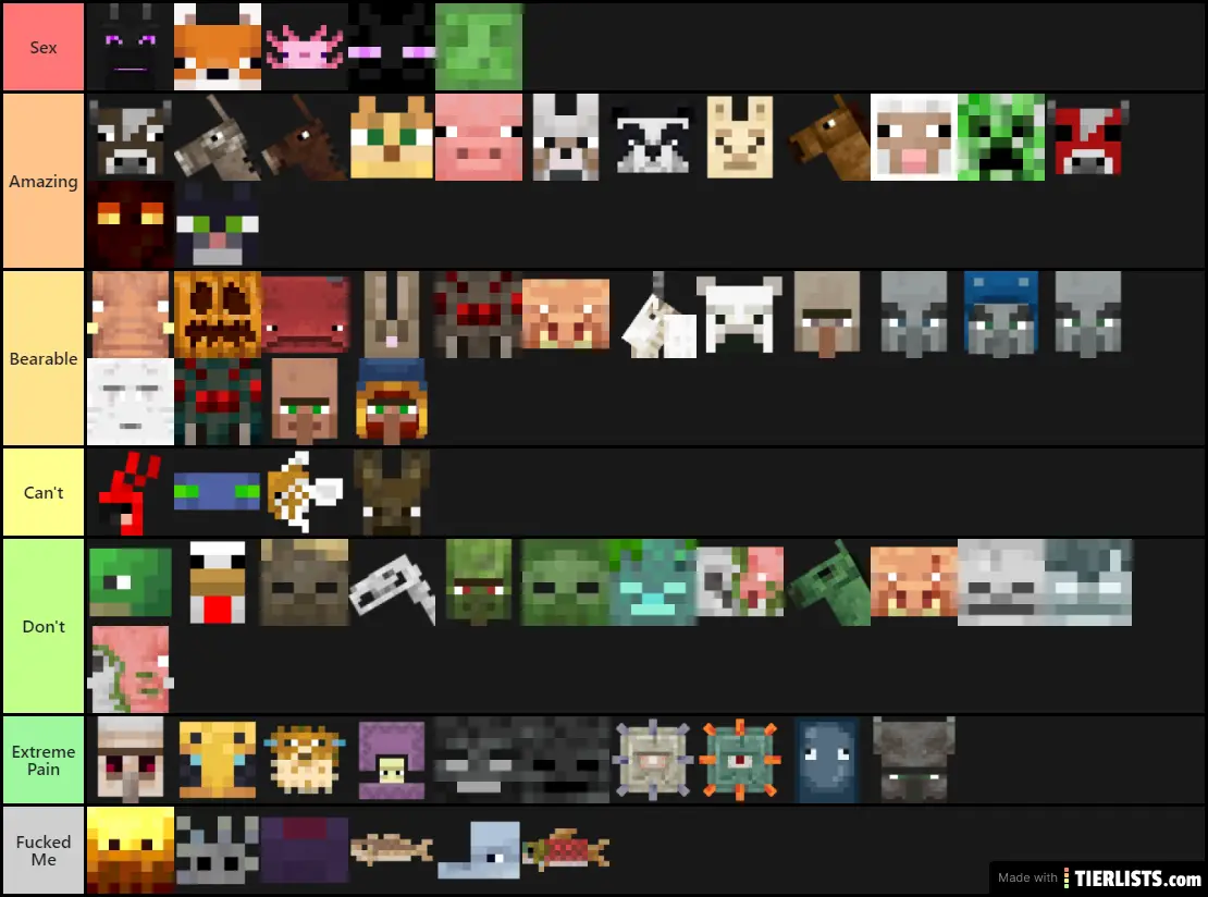 Minecraft Romance List