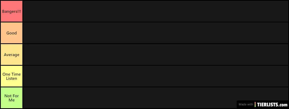 NF - The Search Tier List