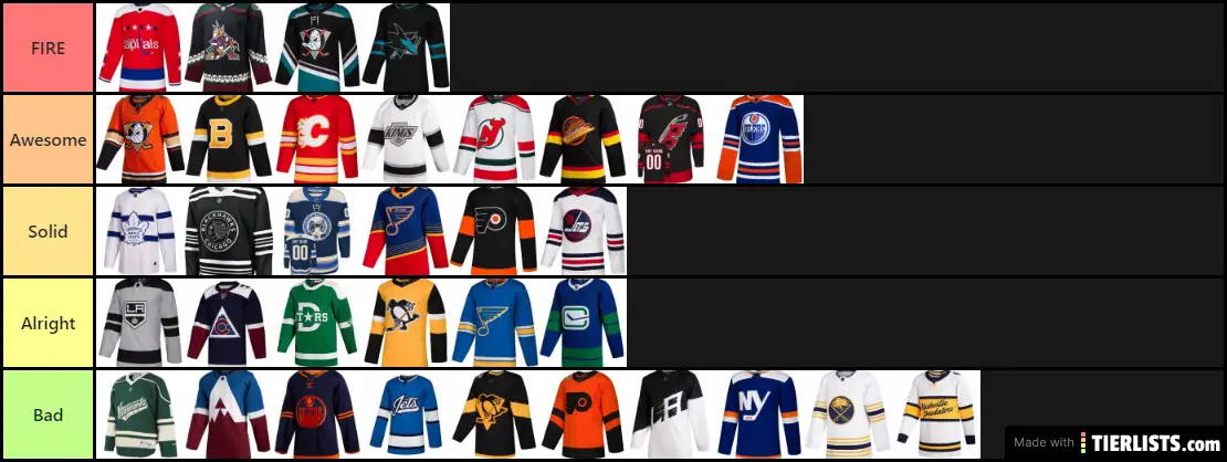 NHL alternates