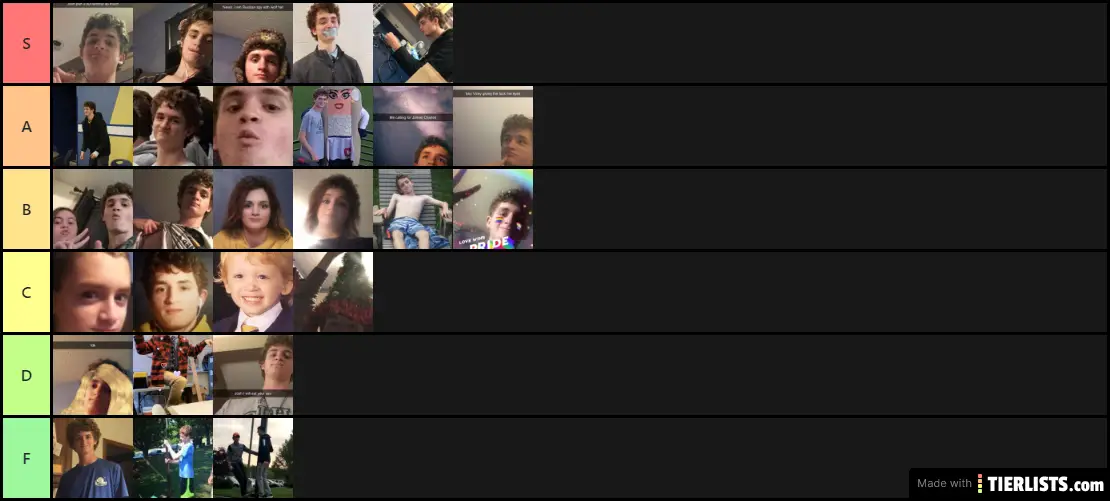 Official Unofficial Gibbs Tier List