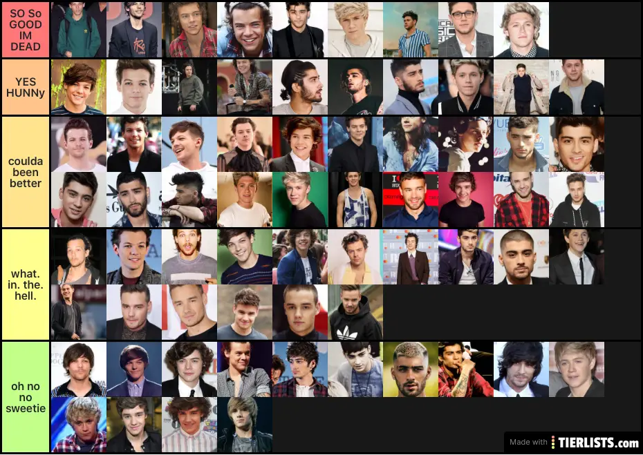 One direction hairstyles