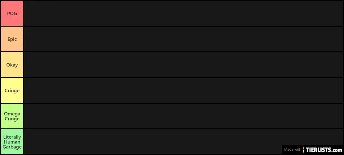 Oranges Tier List