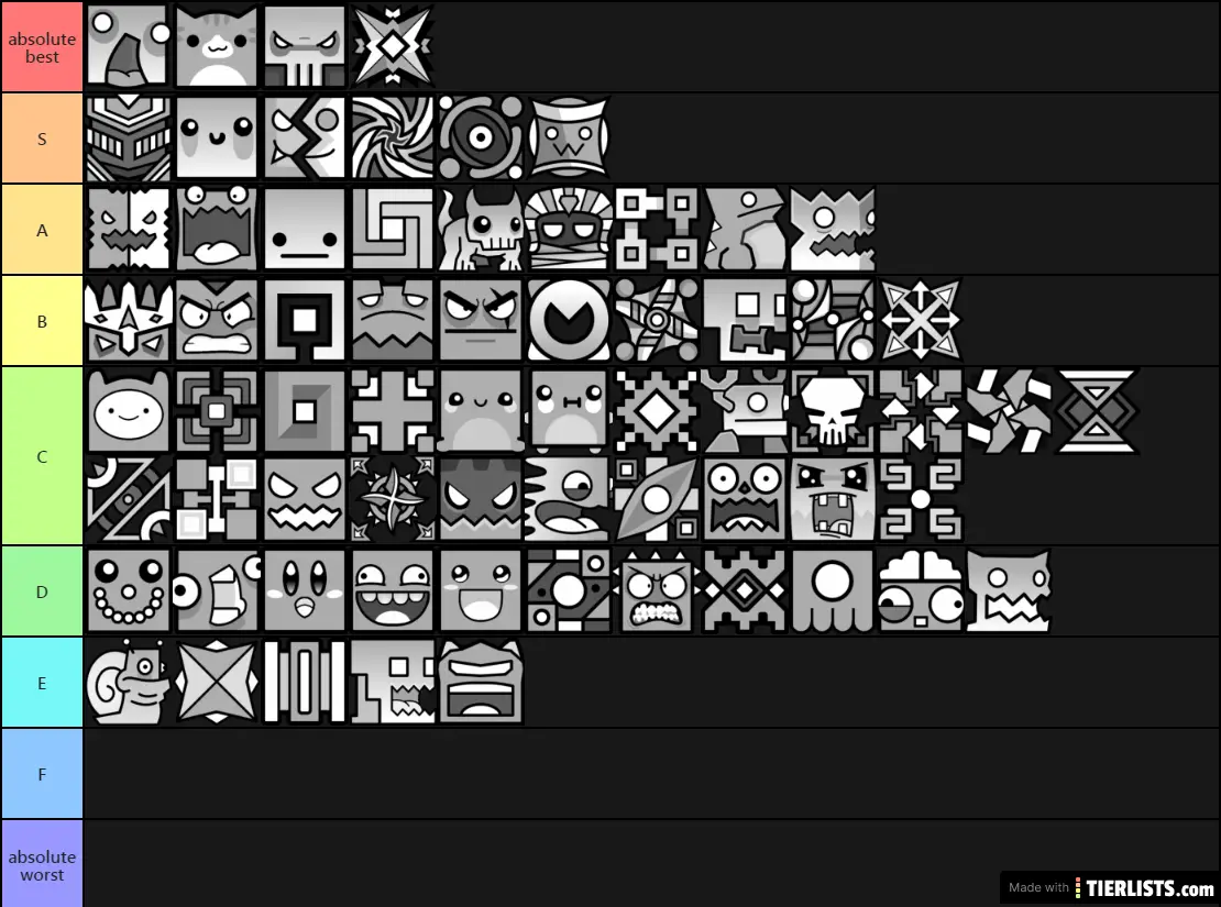 geometry dash all icons