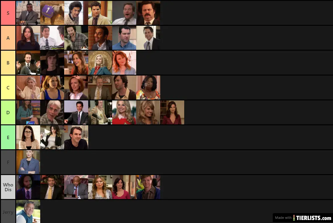 Parks and Rec Characters