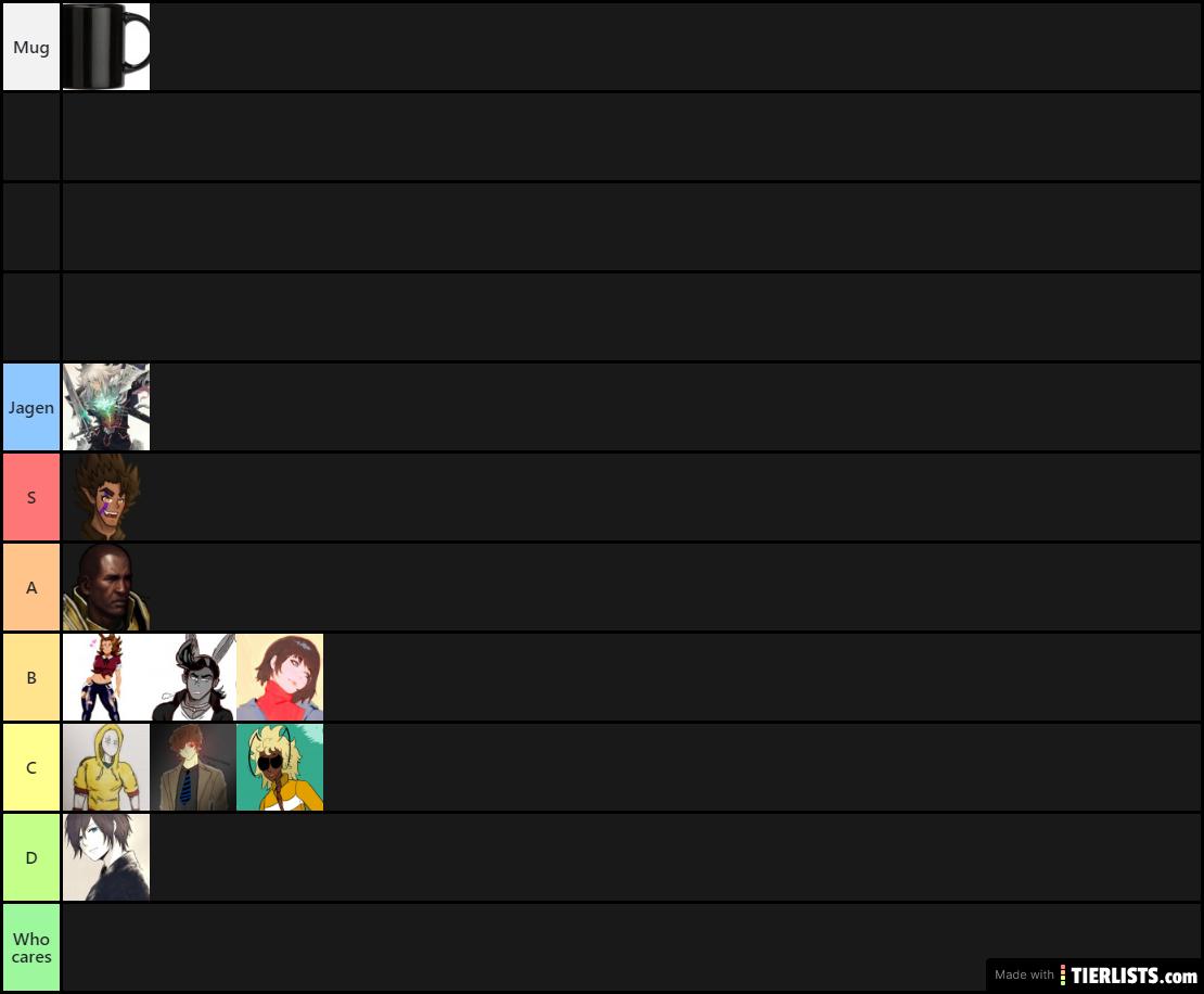 Powerscaling DFMA Adult Version Tier List TierLists