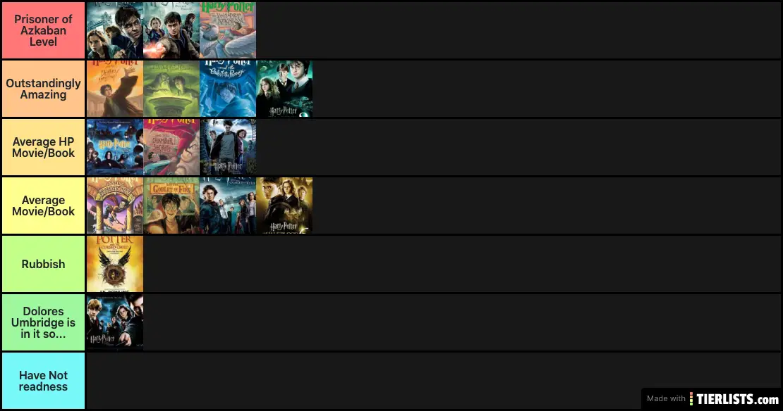 list all harry potter movies