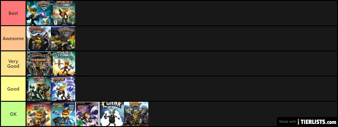 ratchet and clank games