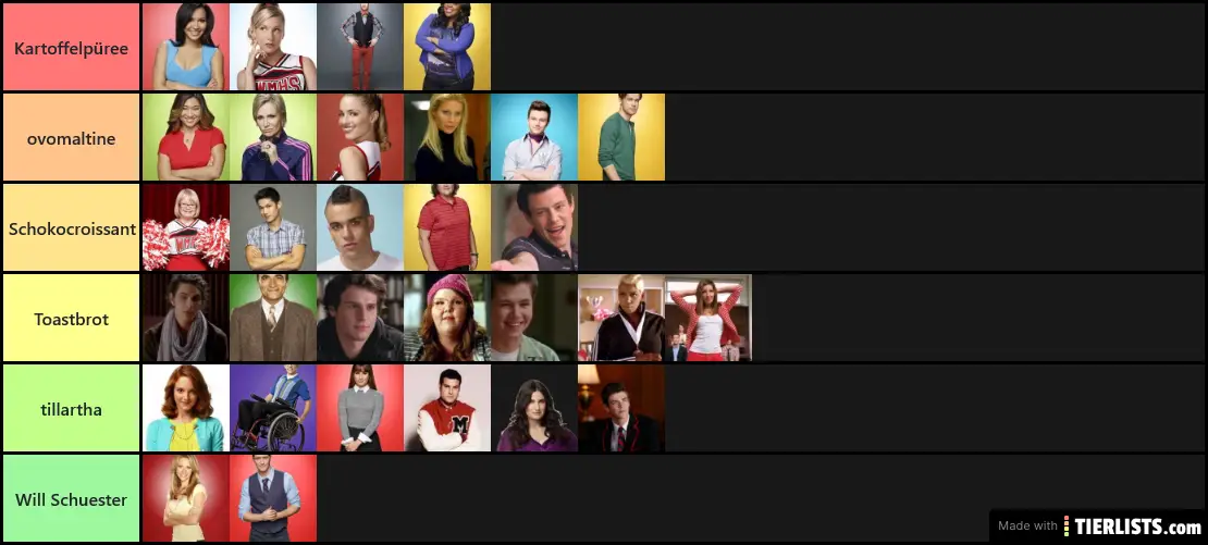 Rating all characters in glee until season 4