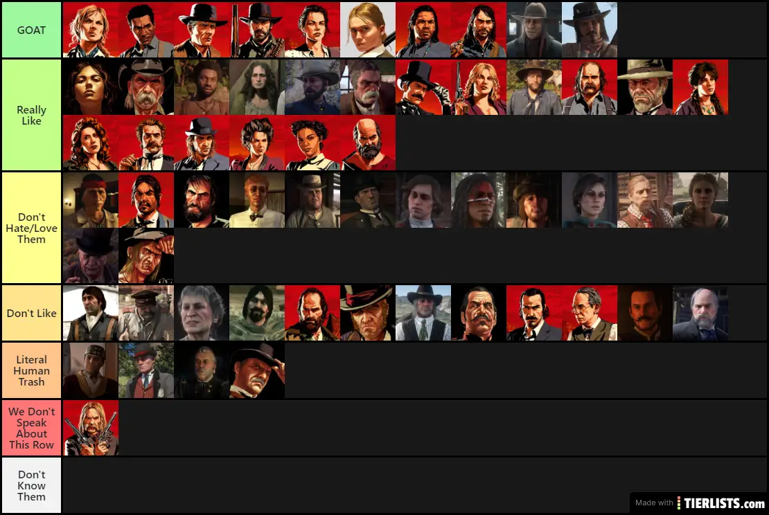 Red Dead Redemption Franchise Characters