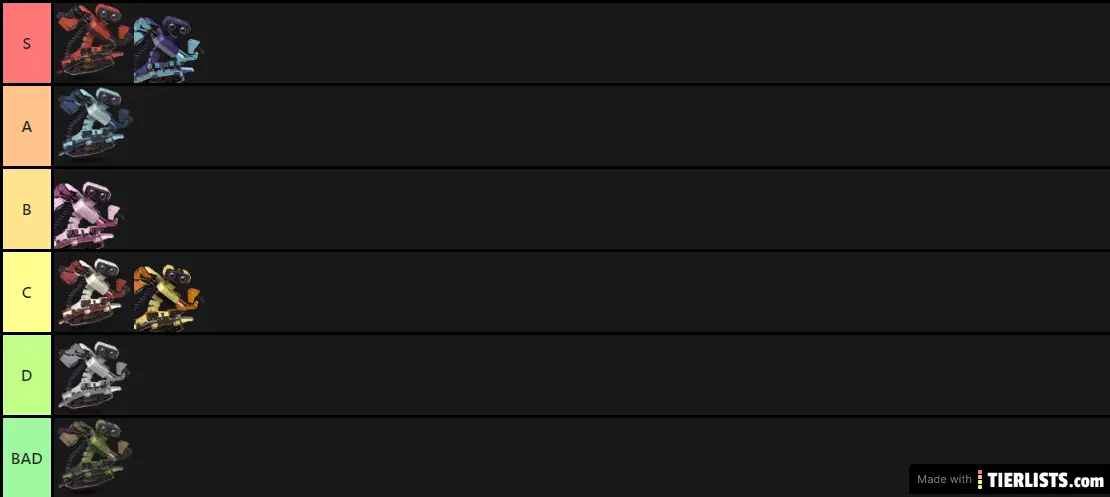 rob color tierlist