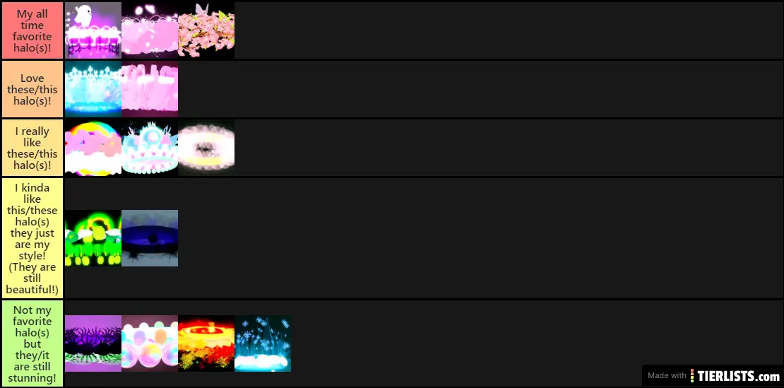 Royale High Halo Tier List In My Opinion Tier List Tierlists Com