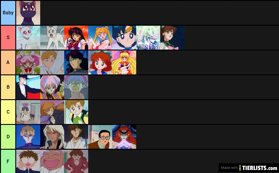 Sailor moon season 1 list