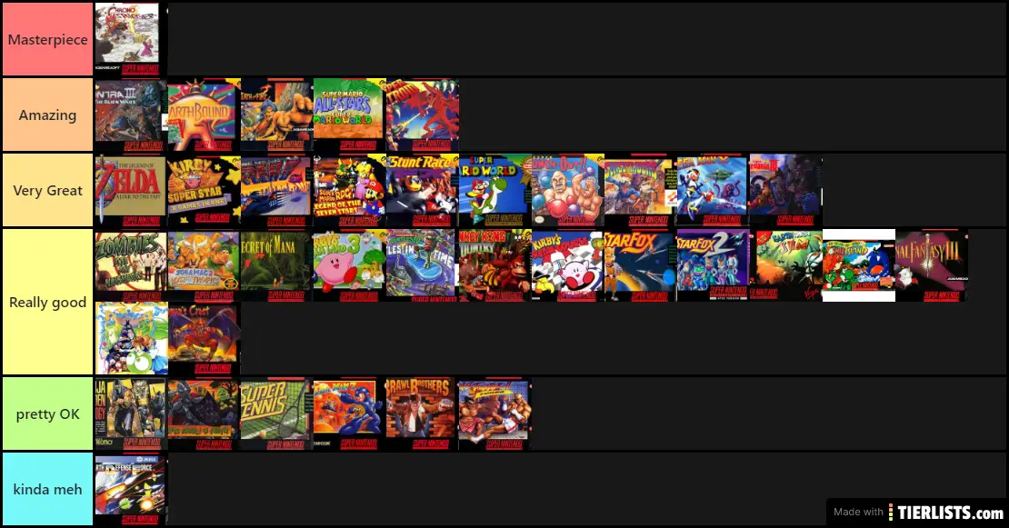 snes games i have played 3.0