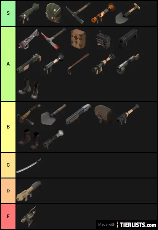 Tf2 soldier weapons