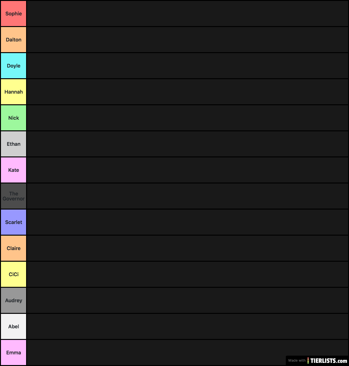 The Colony Season One Characters