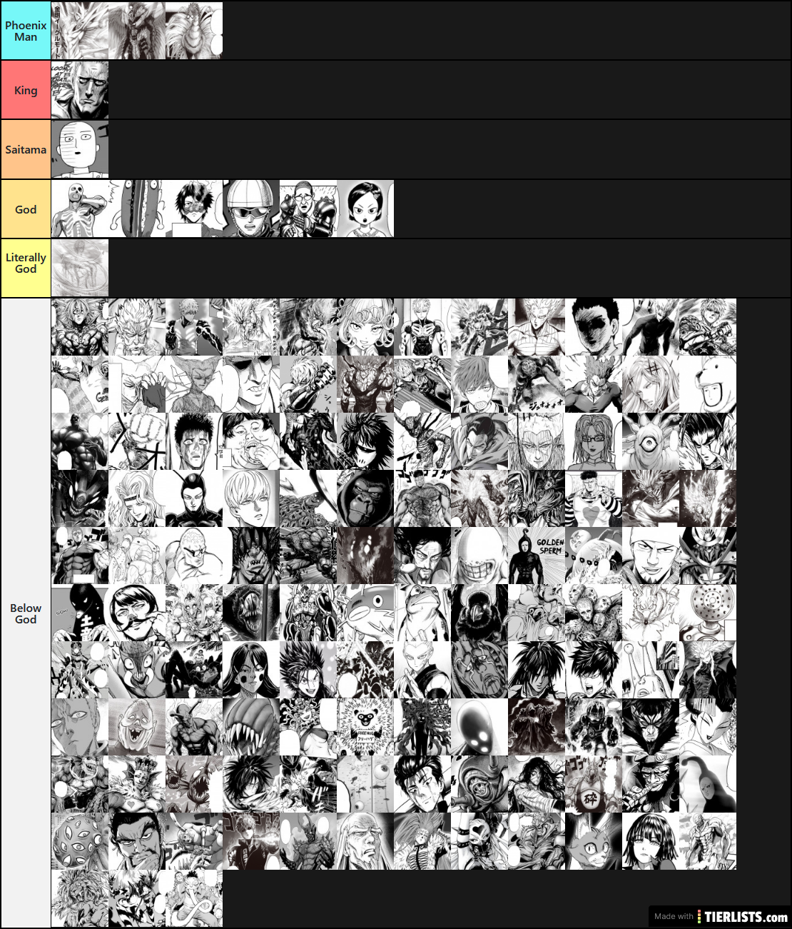 The ultimate tier list of opm