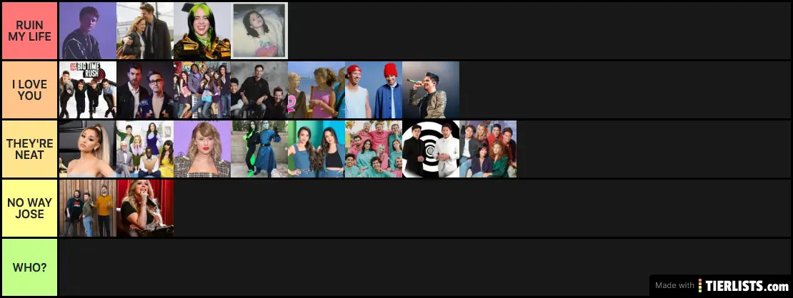 this is my ranking what is yours