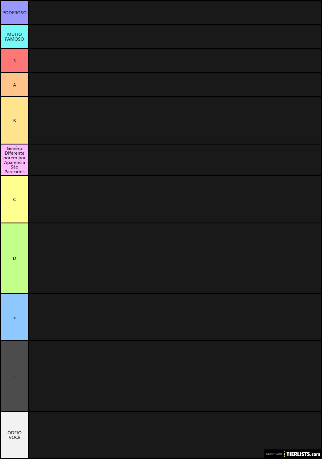 Tier List dos melhores pokemons 001 até 160