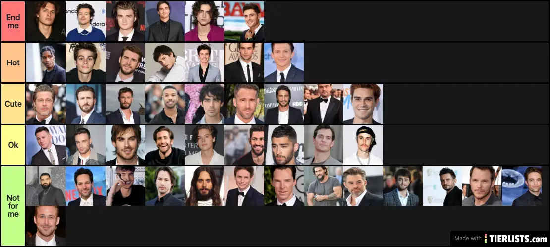 tier: men i would risk it all for