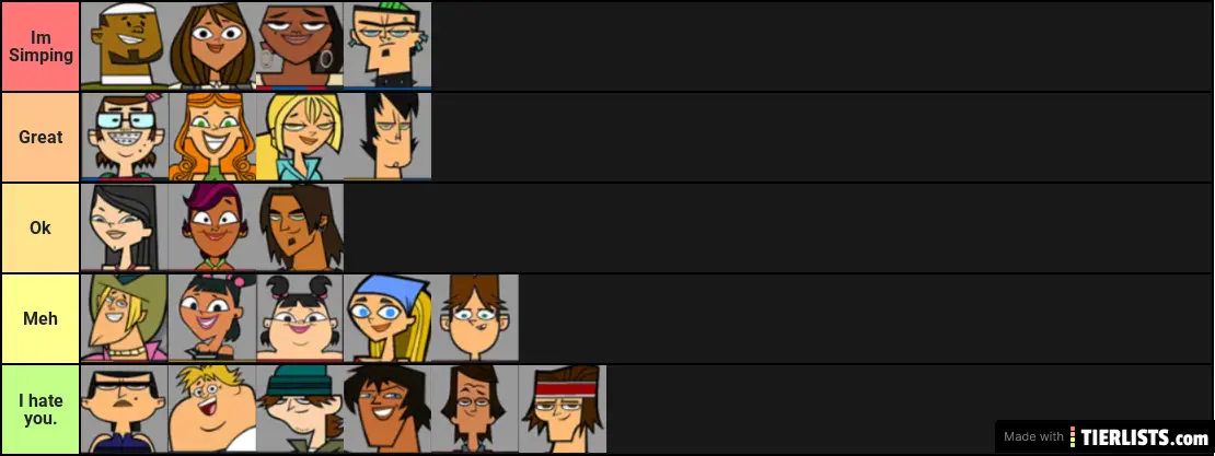 total drama island also WHERE IS GWEN