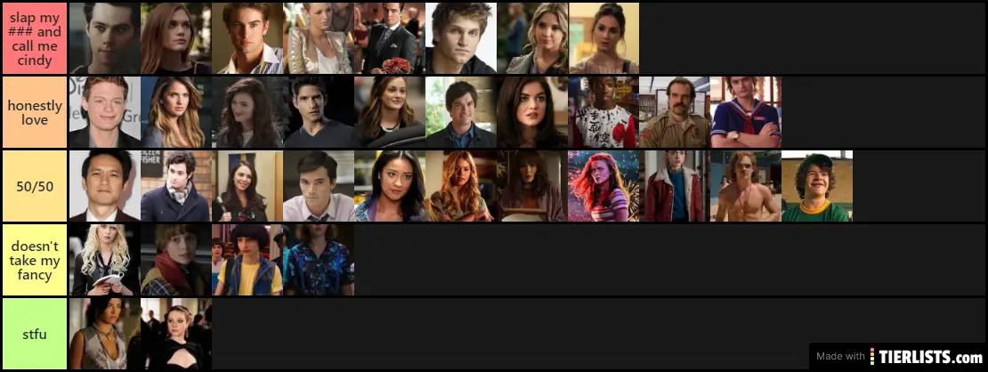 Tv shows characters