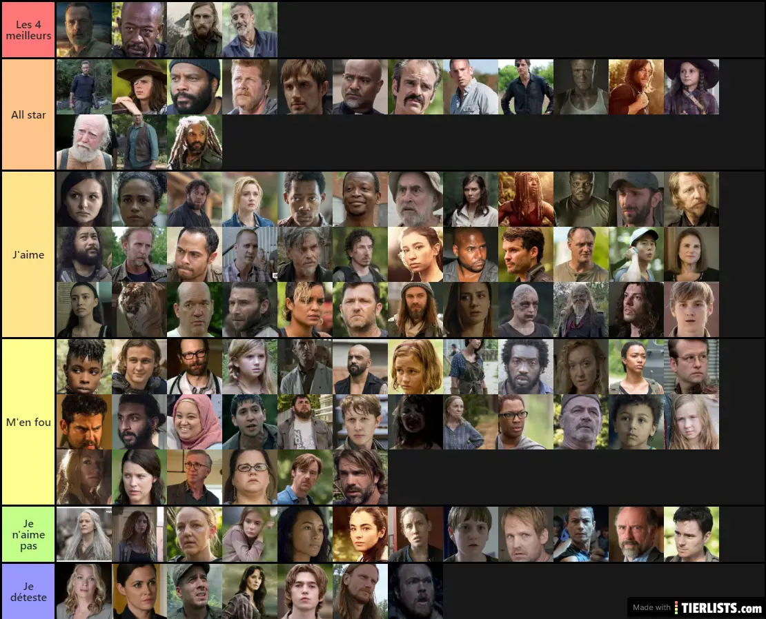 TWD personnages S1-9