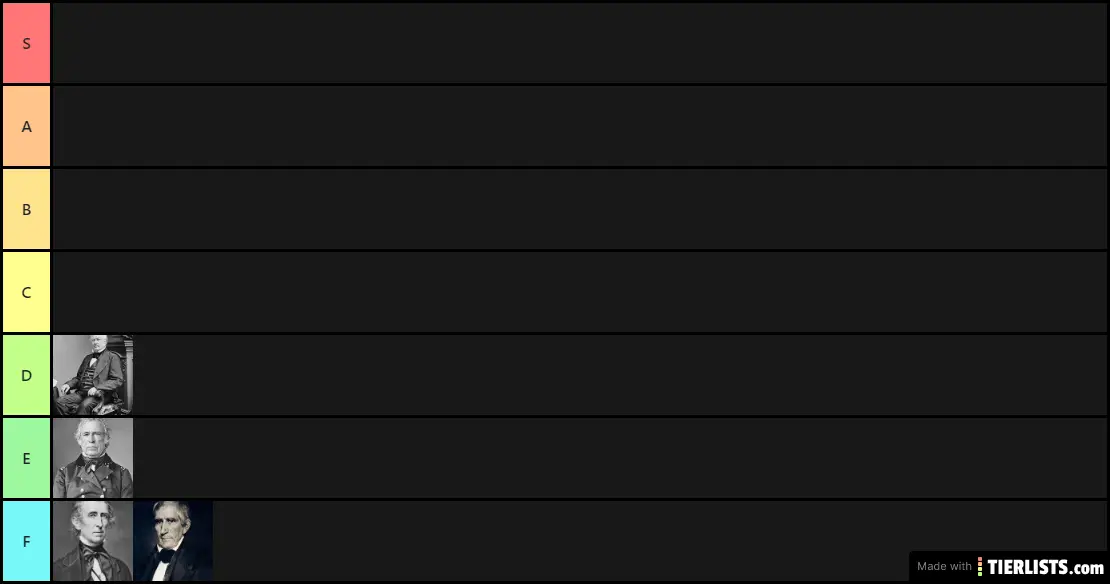 Whig Presidents Tier List